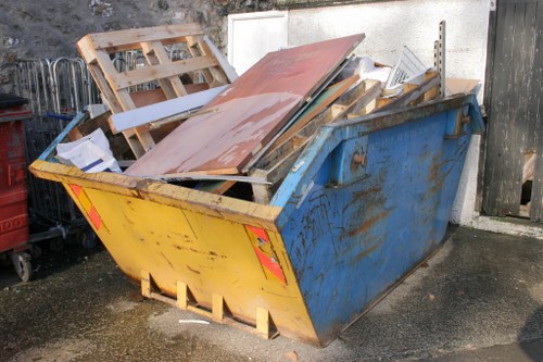 Furniture being assessed for sustainable disposal