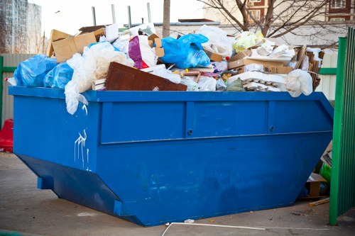 Professional rubbish removal van in Chirnside Park