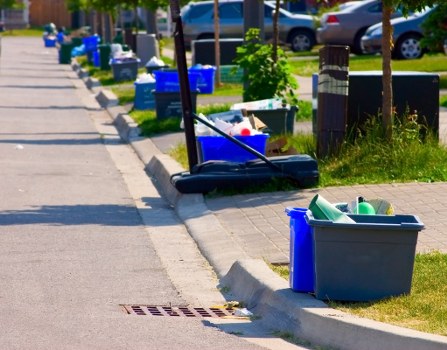 Rubbish removal service in action in Point Cook