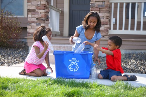 Construction waste being removed